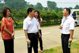 公司总裁等领导与李波副司长在福山区交流
